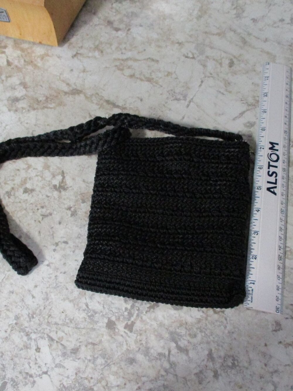 The SAK small/mini black crochet crossbody bag/purse, festival, boho - Picture 8 of 9
